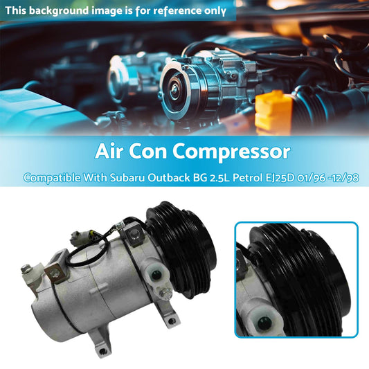 Air Con Compressor Suitable For Subaru Outback BG 2.5L Petrol EJ25D 01/96 -12/98-1