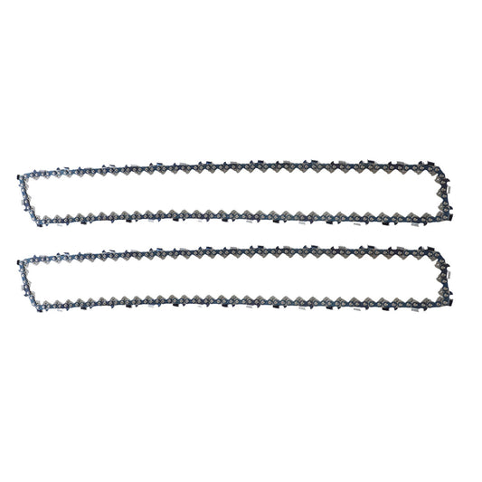 2X Chainsaw Chain 10 Inch Suitable For Ozito OCS-018 PXCCSS-018 3/8LP 043 Gauge-0