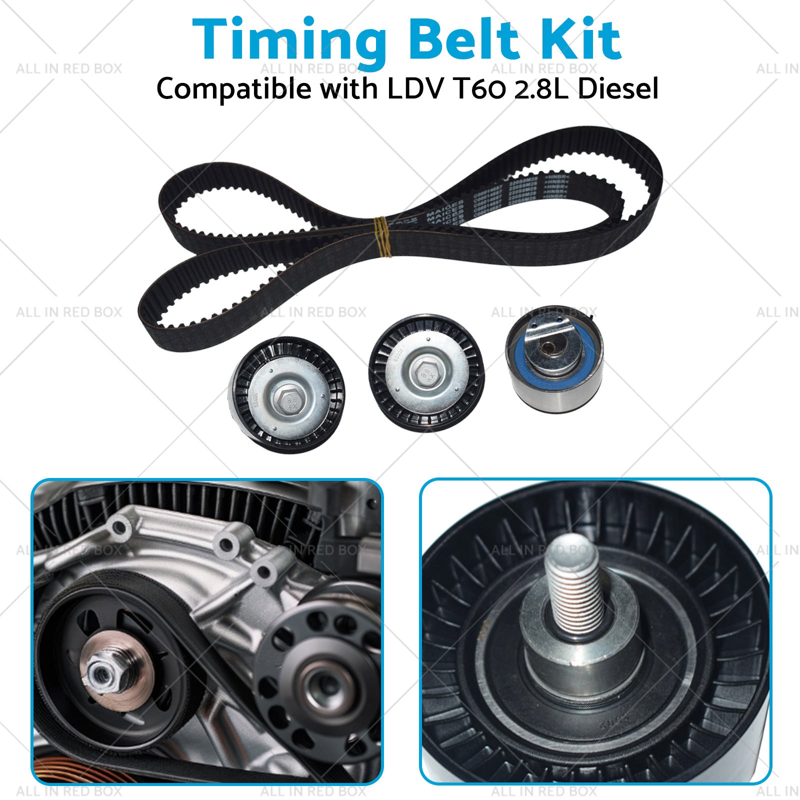 Timing Belt Kit Suitable For LDV T60 2. 8 Diesel 2017-ON?Heavy Duty-3