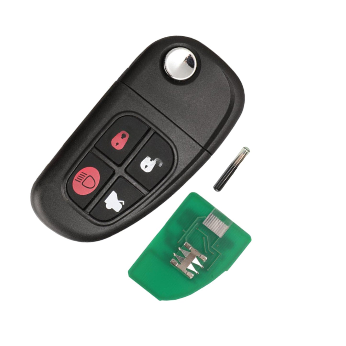 Key Fob Remote Suitable For Jaguar XJR X-Type S-Type 2002-2008 Transponder-2