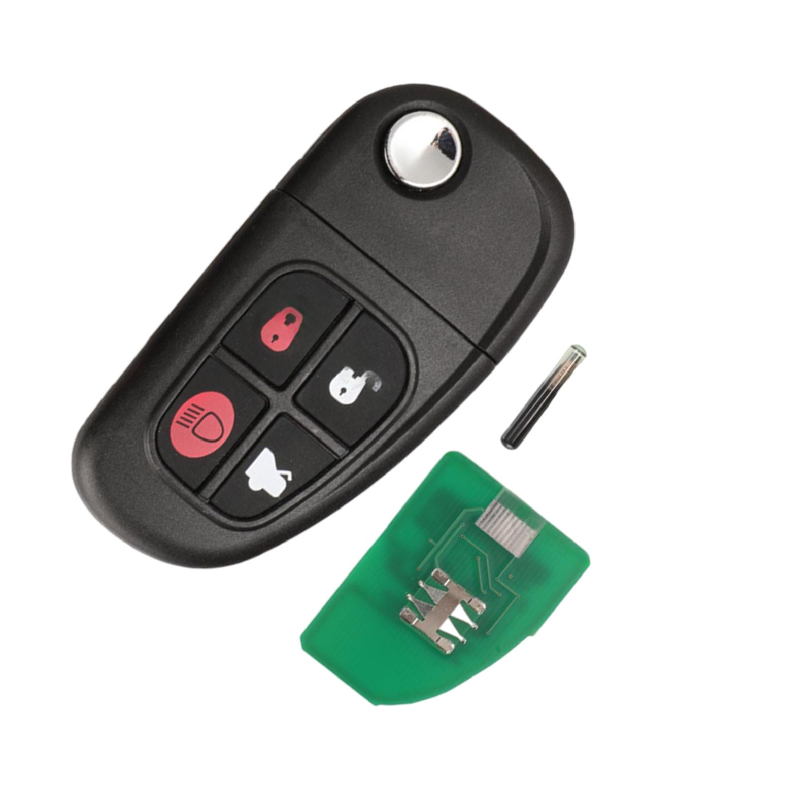 Key Fob Remote Suitable For Jaguar XJR X-Type S-Type 2002-2008 Transponder-2