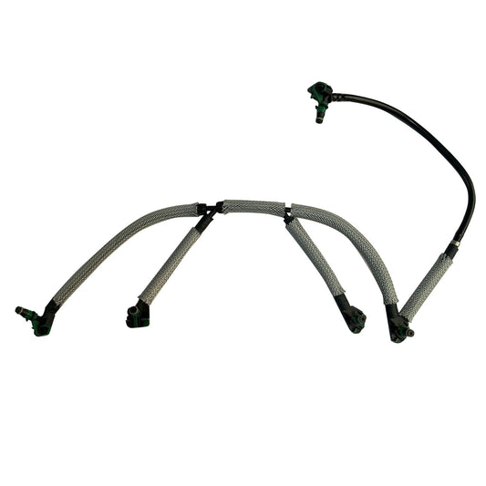 Engine Fuel Injector Leak Off Pipes Installation Parts Set Suitable For C4 C5-0