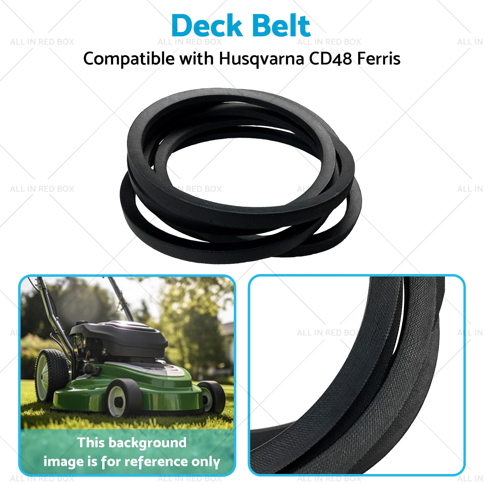 539104335 522795901 Deck Belt Suitable for Husqvarna Ferris 104335 522795901-4