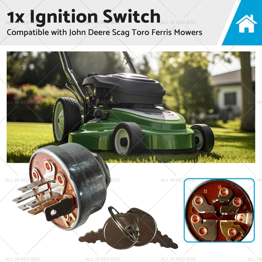 Ignition Switch 6Pin for John Toro Ferris Deere Scag Mowers 692318 493625 1396-0