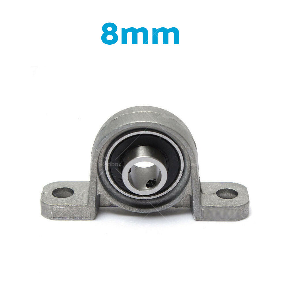 4PCS 8/10/12/20mm Inner Diameter Ball Bearing Pillow Block Zinc Alloy Metal-3