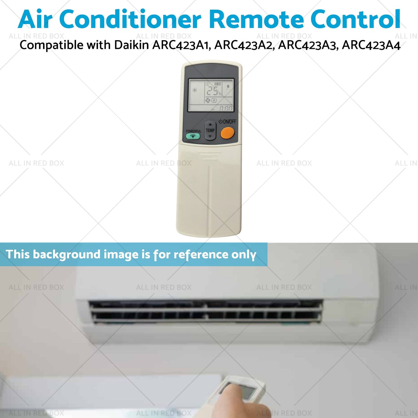 Air Conditioner Remote Control Suitable for Daikin ARC417A3 ARC417A14 ARC417A15-3