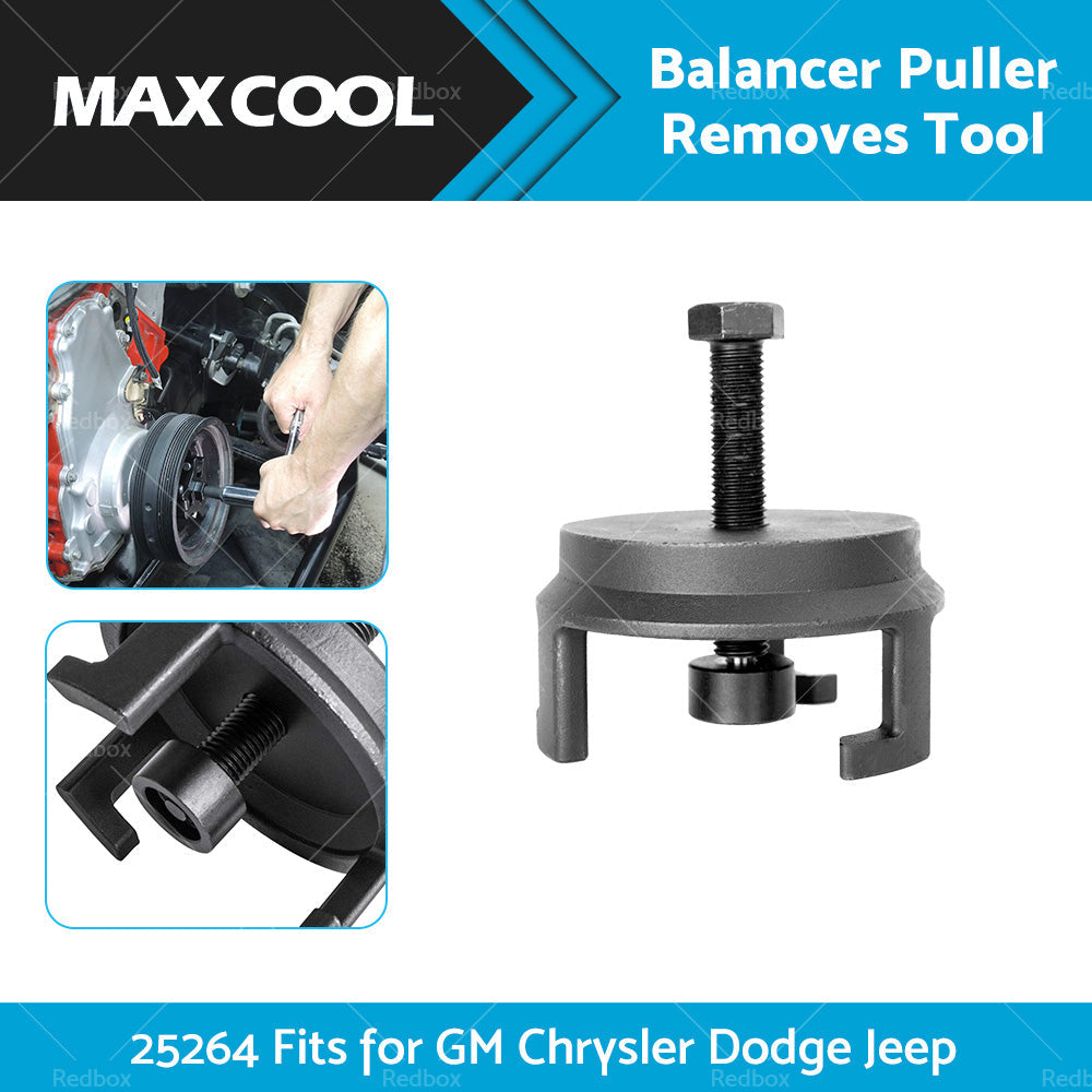 25264 Harmonic Balancer Puller Crank Pulley Puller Quickly Removes Tool For GM-2