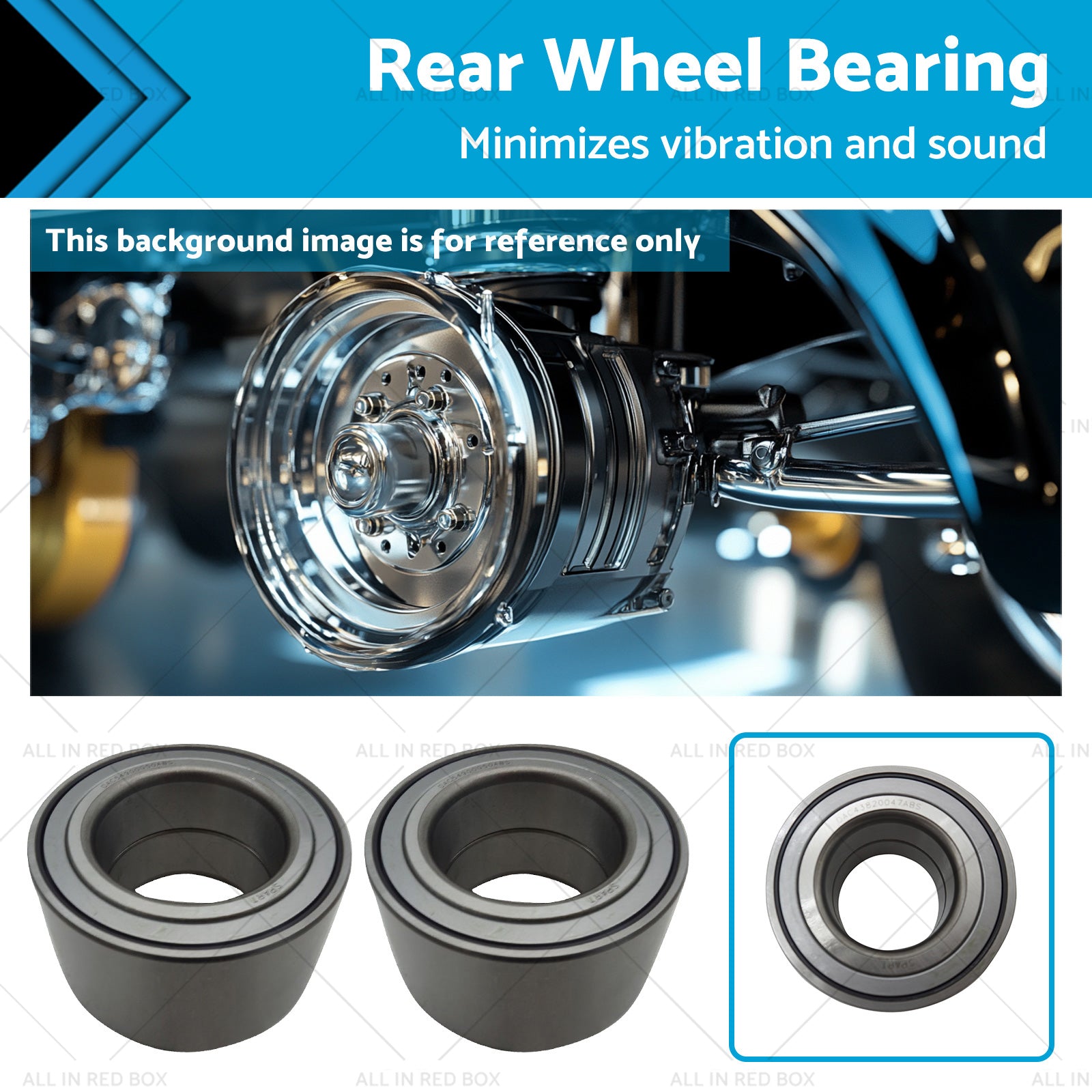 2x Rear Wheel Bearing Suitable For Holden Commodore VE VF HSV Sedan Ute Wagon-0
