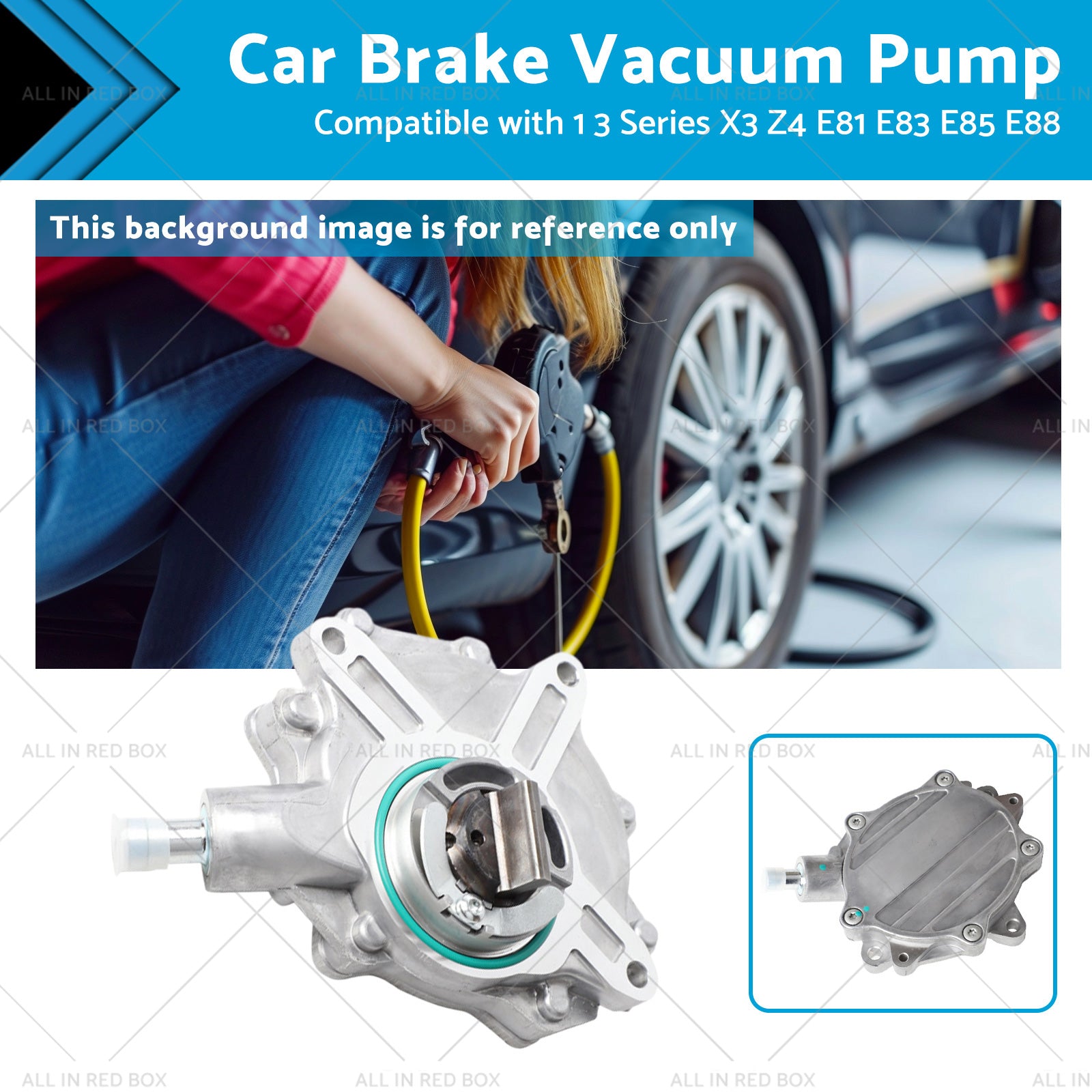 11667635656 Car Brake Vacuum Pump Suitable for 1 3 Series X3 Z4 E81 E83 E85 E88-0