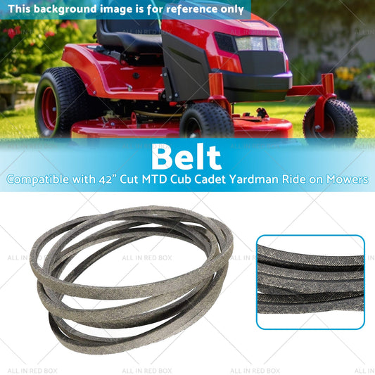 Deck Belt  Suitable For 42inch Cut MTD Cub Cadet Yardman Ride on Mowers 754-04045-1