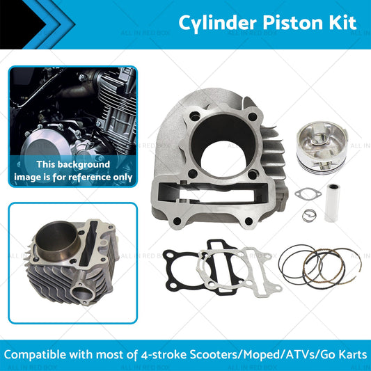 61mm Bore Cylinder Upgrade Kit Piston Gasket Suitable for GY6 172cc 180cc Motor-1