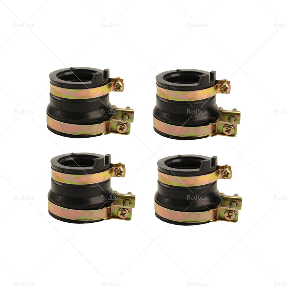 4x Carburetor Intake Manifold Boots For Honda CBR250 MC22 MC19 CB400 NC31-2