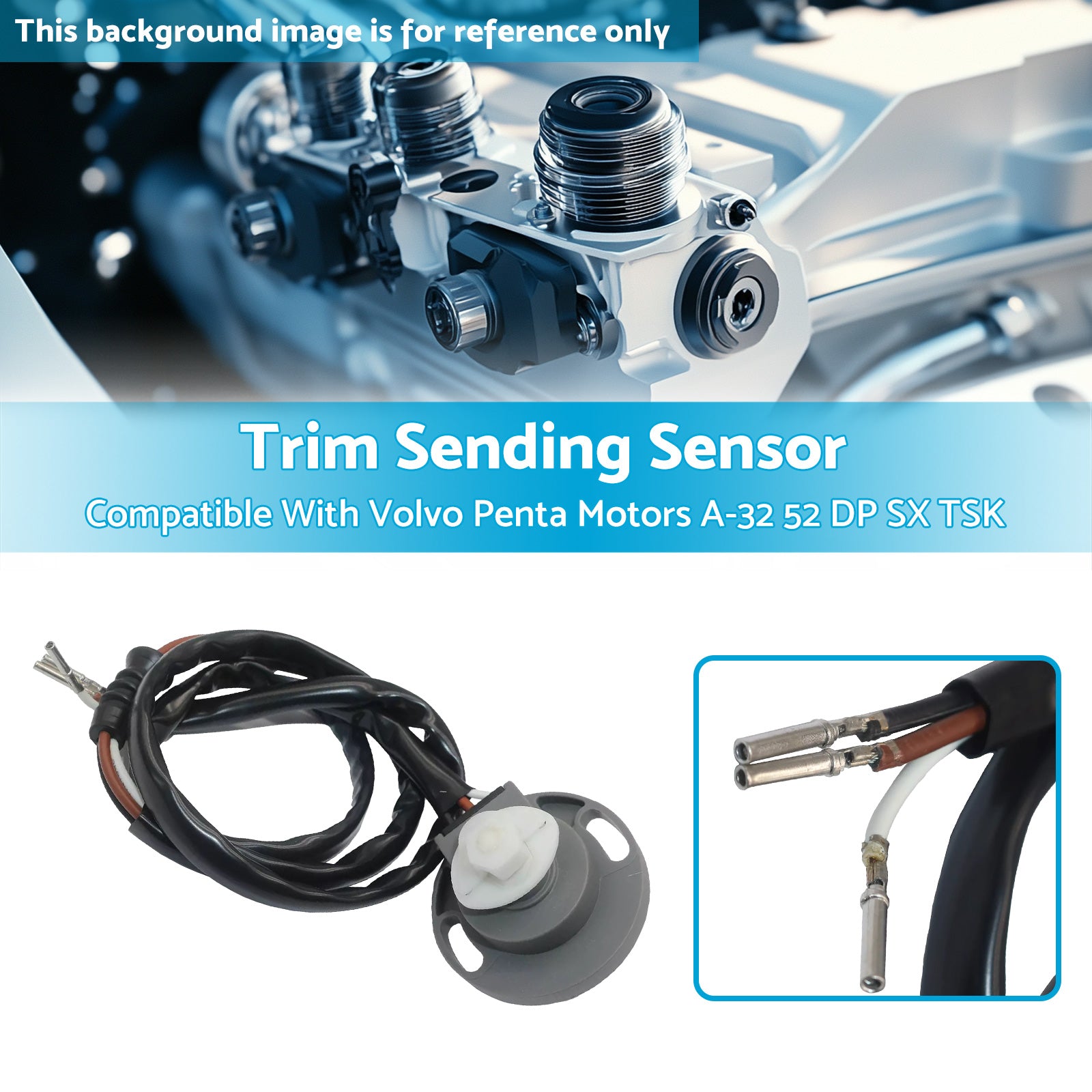 Trim Sensor/Sender Assembly Suitable For Volvo Penta Motors DP-S1 DPS-C SX-CLT-2