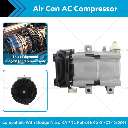 Air Con AC Compressor Suitable for Dodge Nitro KA 3.7L Petrol EKG 01/07-12/2011-1