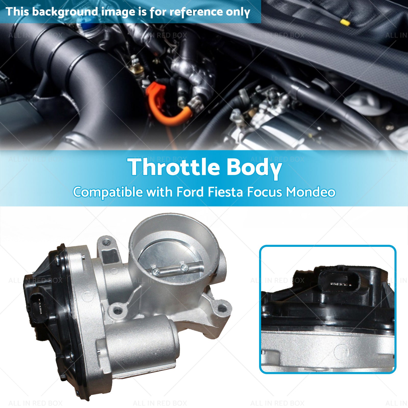 Throttle Body 1537636 Suitable For Ford Fiesta Mondeo Focus 2. 0L 2003-2012-2