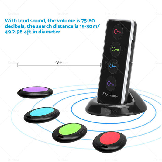 Wireless Key Finder RF Item Locator Item Tracker Support Remote Control-1