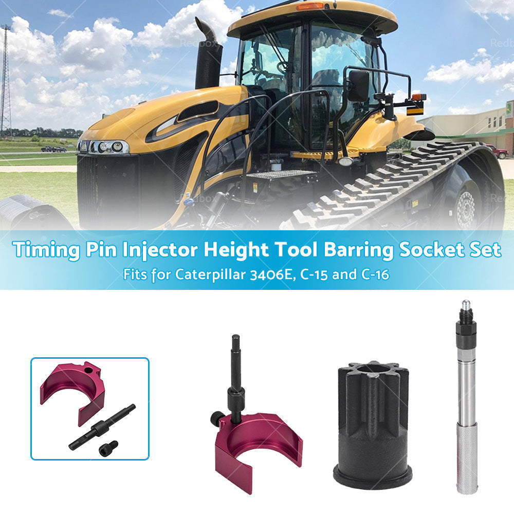 Timing Pin Injector Height Tool Barring Socket Set Fits For Cat 3406E C-15 C-16-0