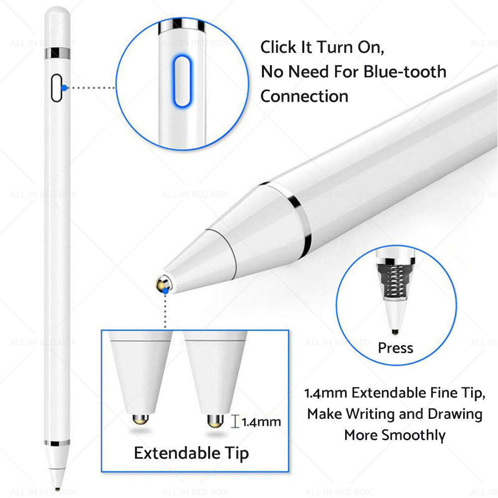 Stylus Pen Pencil Suitable For Apple iPad 9th/8th/7th/6th/iPad Pro 2018-2021/mini 6/5/Air-3
