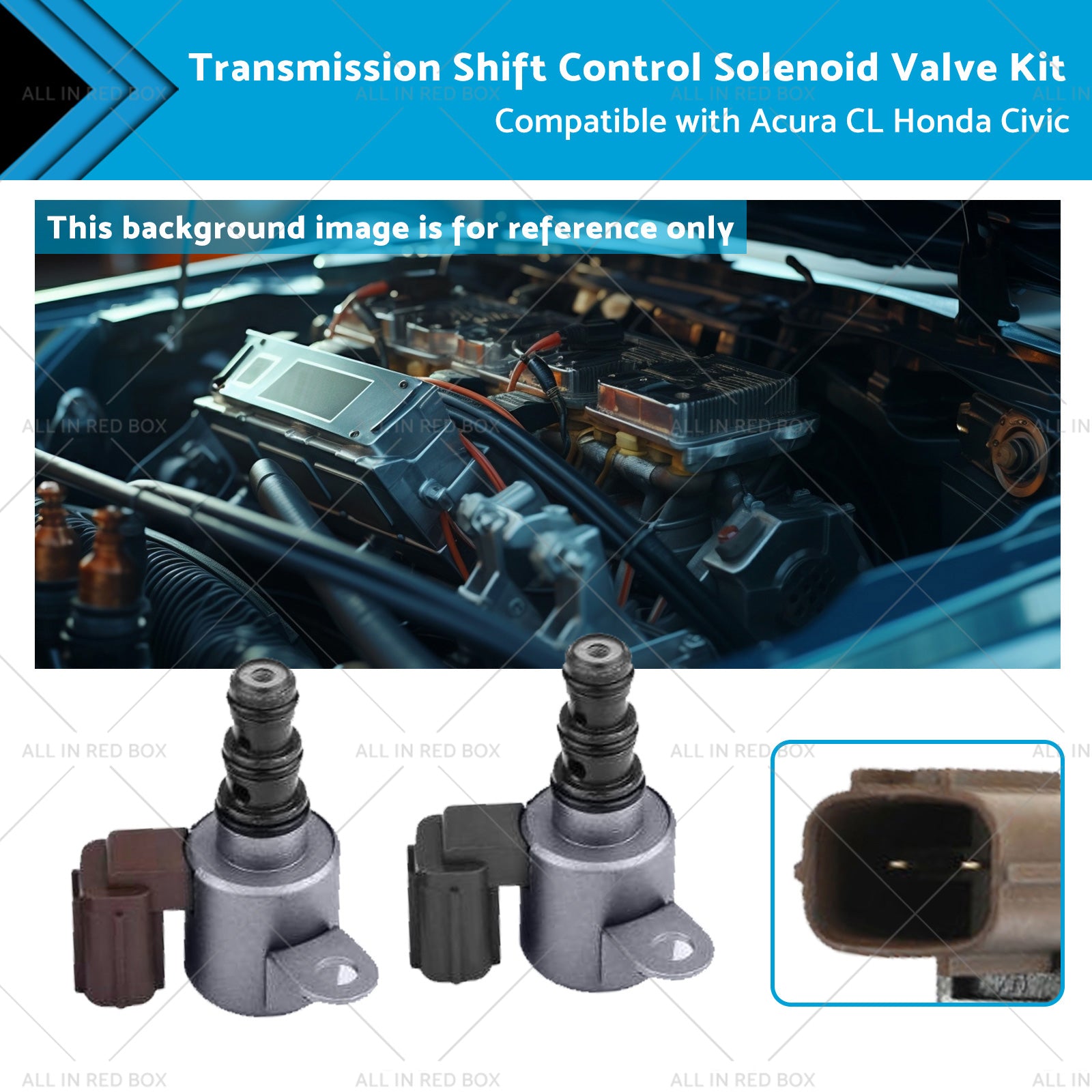 Transmission Shift Control Solenoid Valve Kit Suitable for Honda Civic Acura CL-0