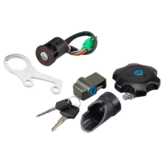 Ignition Key Switch Fuel Lock Set Suitable for Suzuki DRZ400 DRZ400SM DRZ400S-0