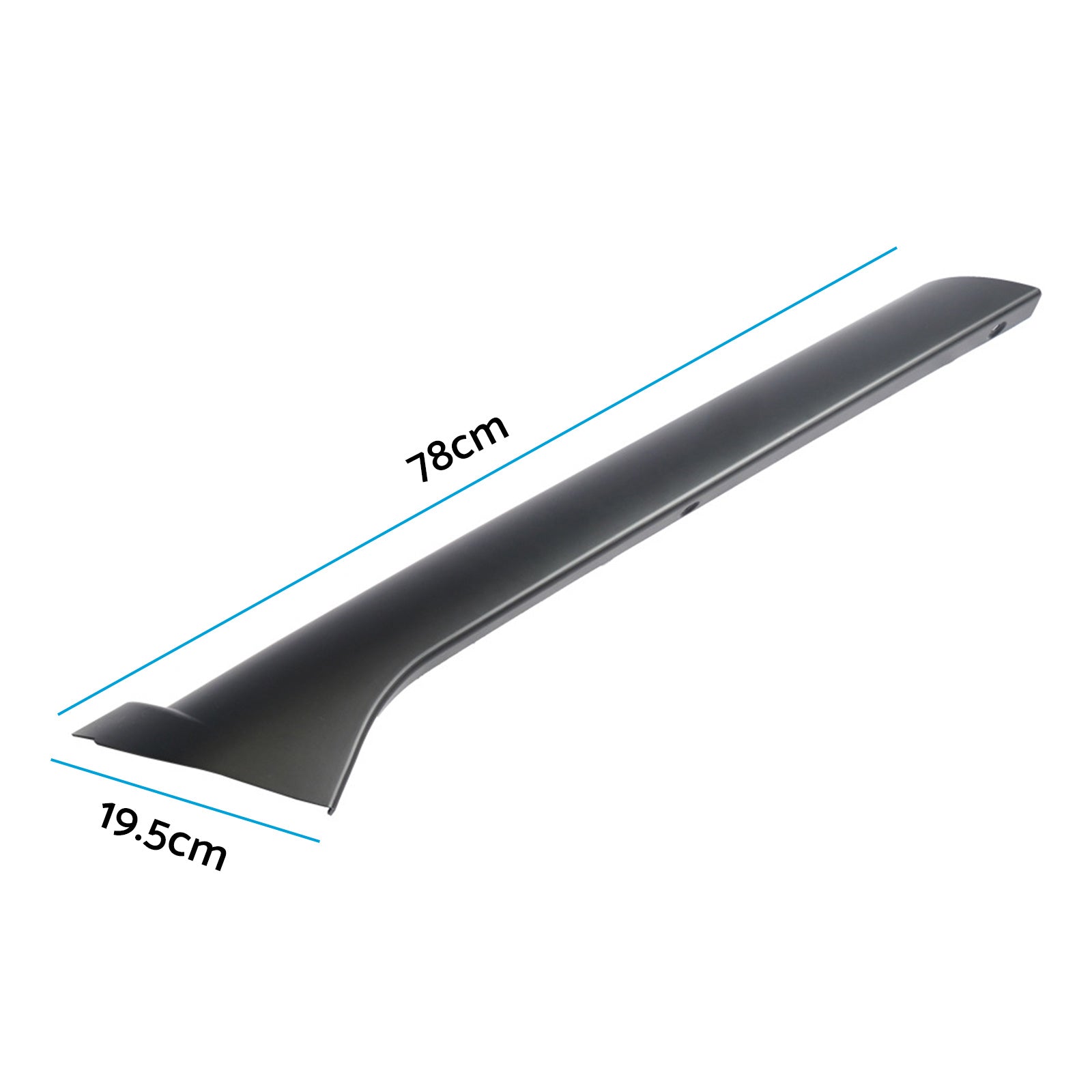 Pair Windscreen Pillar Moldings with Rivets Suitable For Land Rover Discovery 2 1999-2004-2