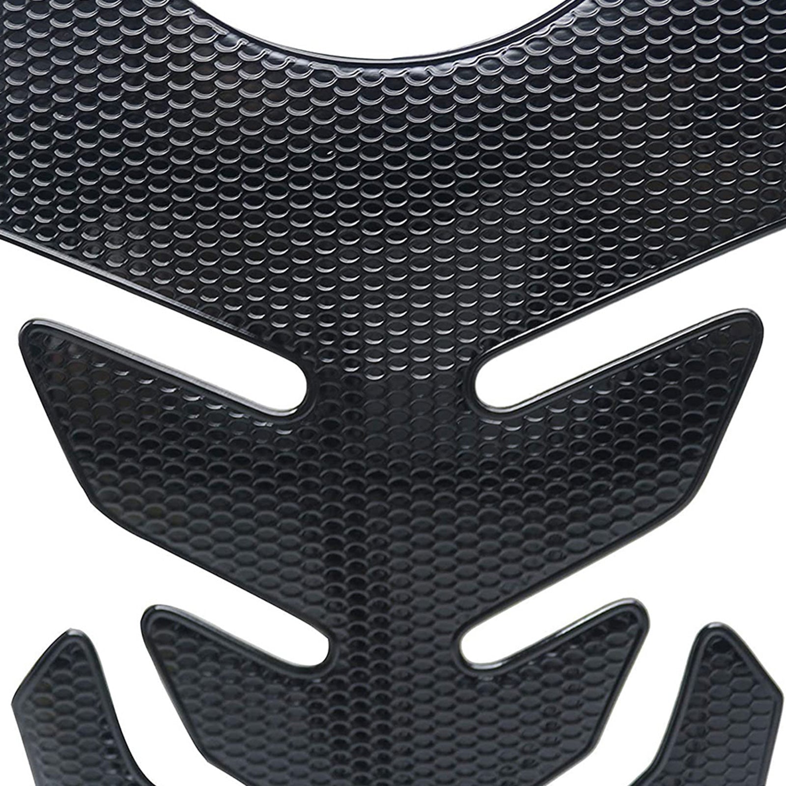 Wide Pure Black Motorcycle Gas Tank Pad Protector Decal Suitable For Motorbike-4