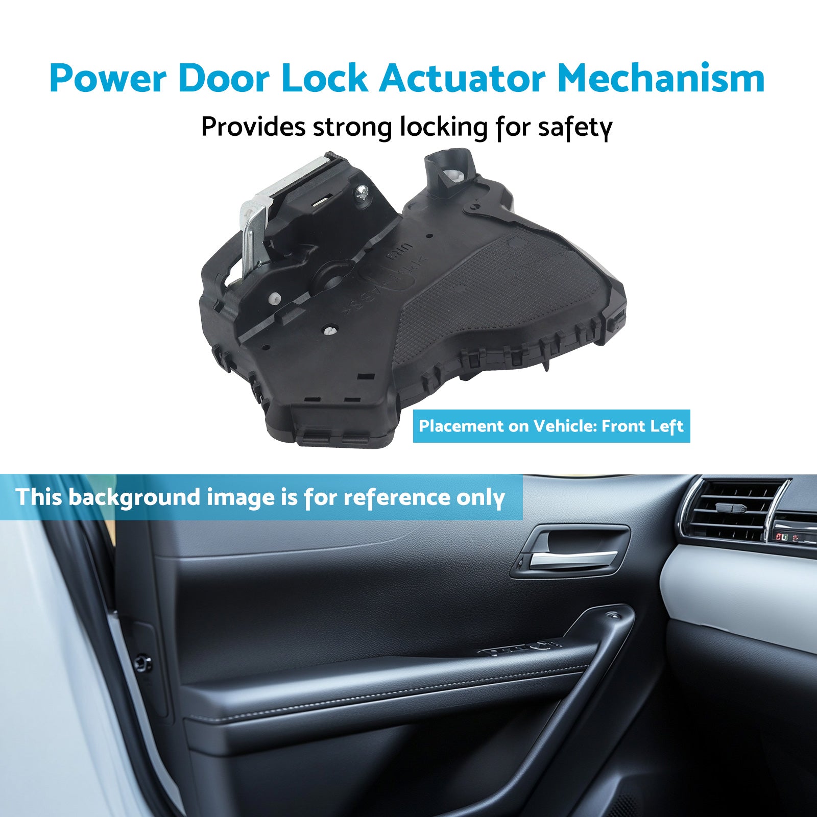 Front Left Power Door Lock Mechanism Assy Suitable For Toyota Hilux Vigo 05-15-3