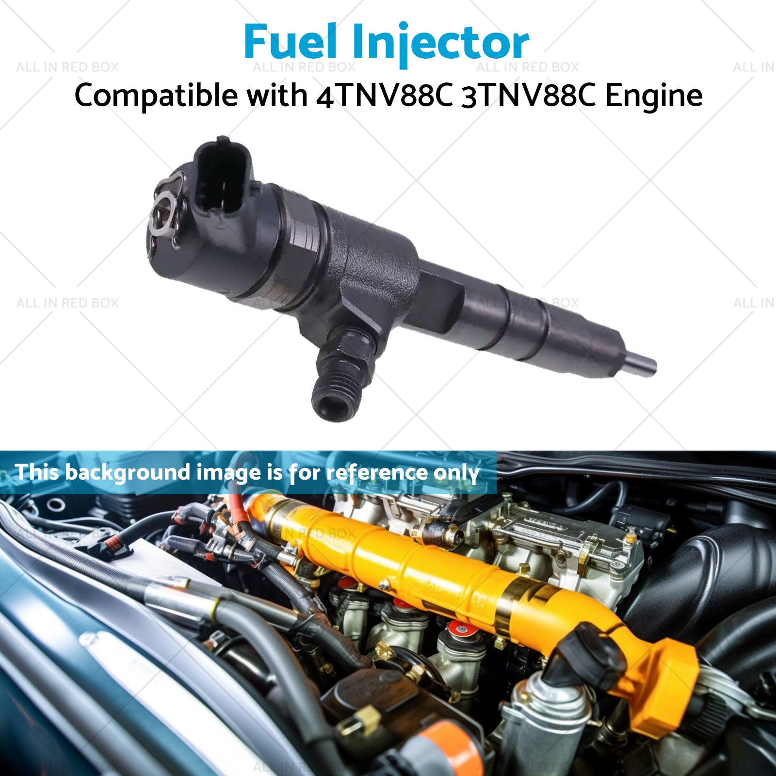 Fuel Injector Suitable for 4TNV88C 3TNV88C Engine 129A00-53100 0445110463-4