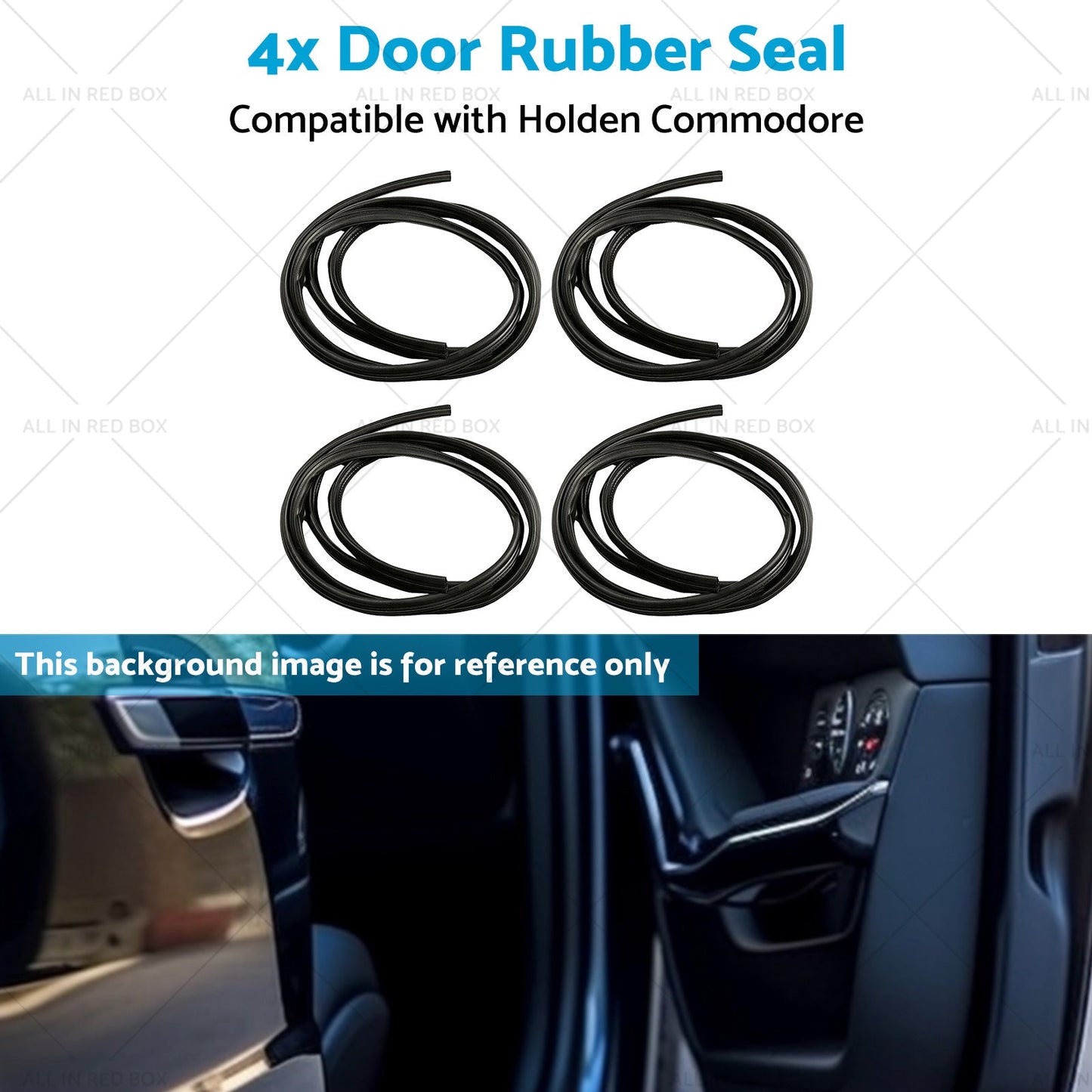 Front or Rear Door Rubber Seal Rubber Suitable for Holden Commodore VN VP VR VS 4x-3
