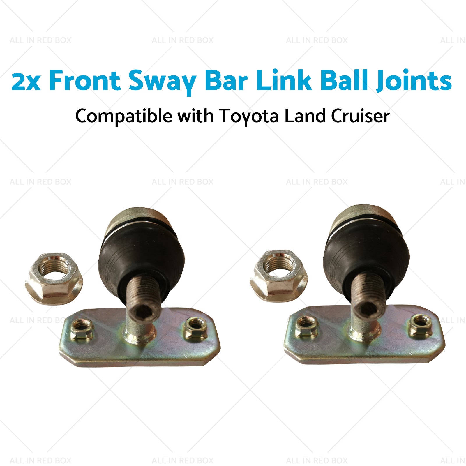 2x Front Sway Bar Link Ball Joints Suitable for Land Cruiser 98-07 48802-60050-3