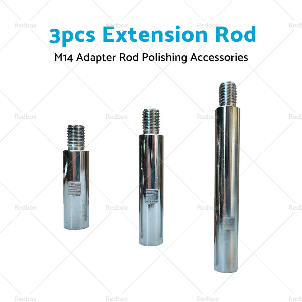 3X Angle Grinder Adapter Rod Extension Rod M14 Adapter Rod Polishing Accessories-1