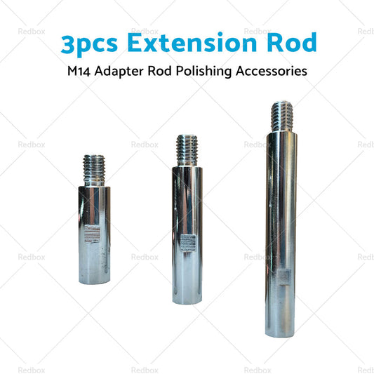 3X Angle Grinder Adapter Rod Extension Rod M14 Adapter Rod Polishing Accessories-1