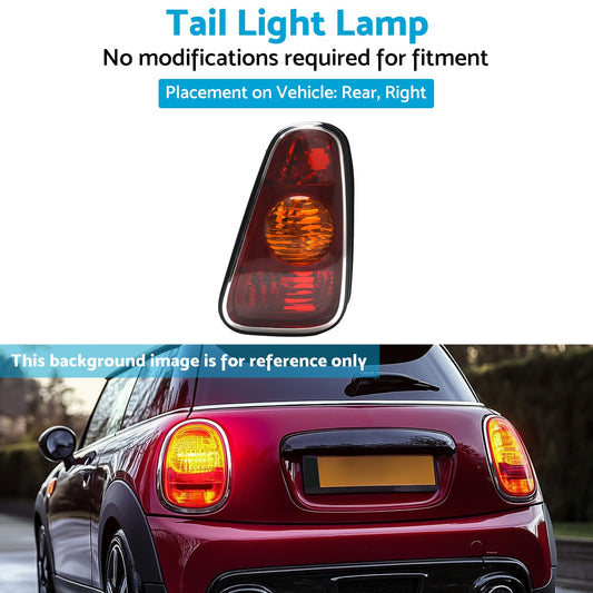 Right Hand Tail Light Lamp Suitable For Mini Cooper Hatch R50 Hatchback 01-04-1