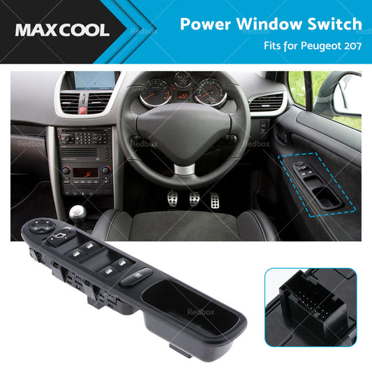 Front Right Power Window Switch Suitable For Peugeot 207 2006-2014 6554. QG-0