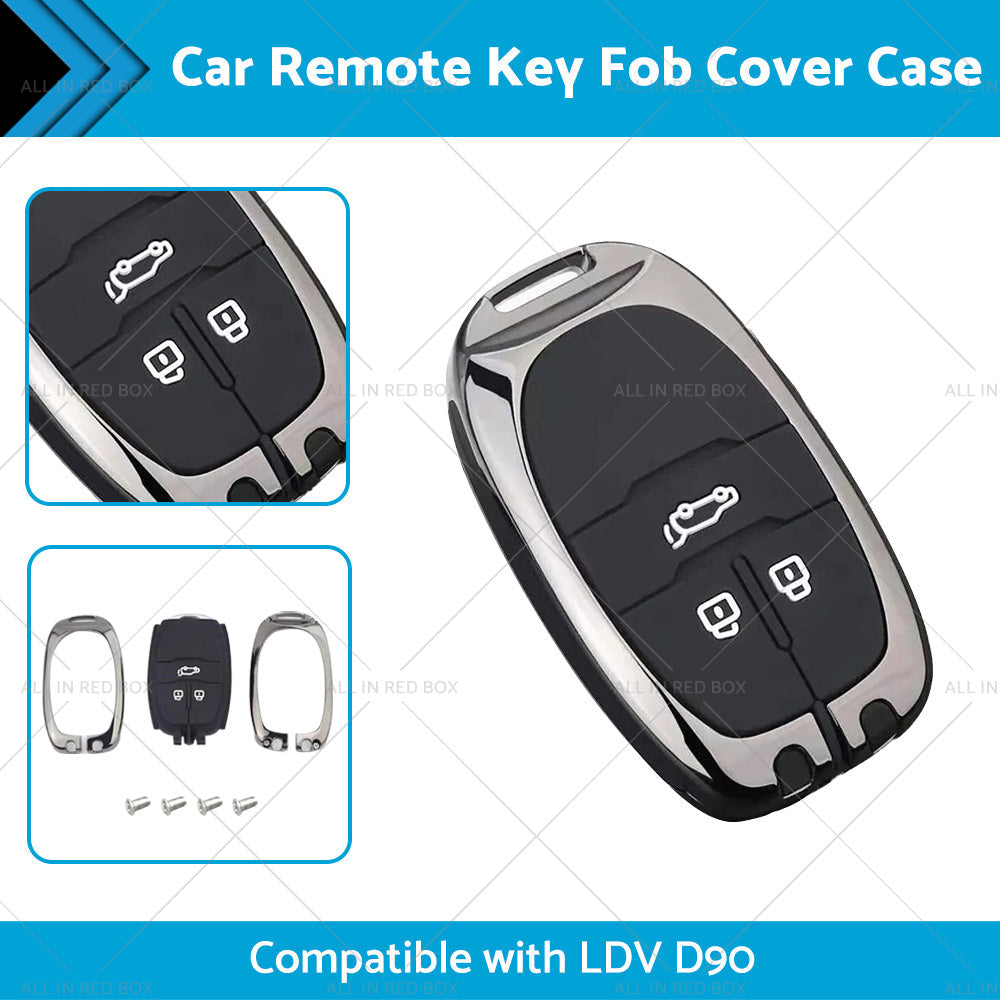Zinc Alloy Remote Key Fob Case Cover Shell Suitable For LDV D90 3buttons Key Fob-1