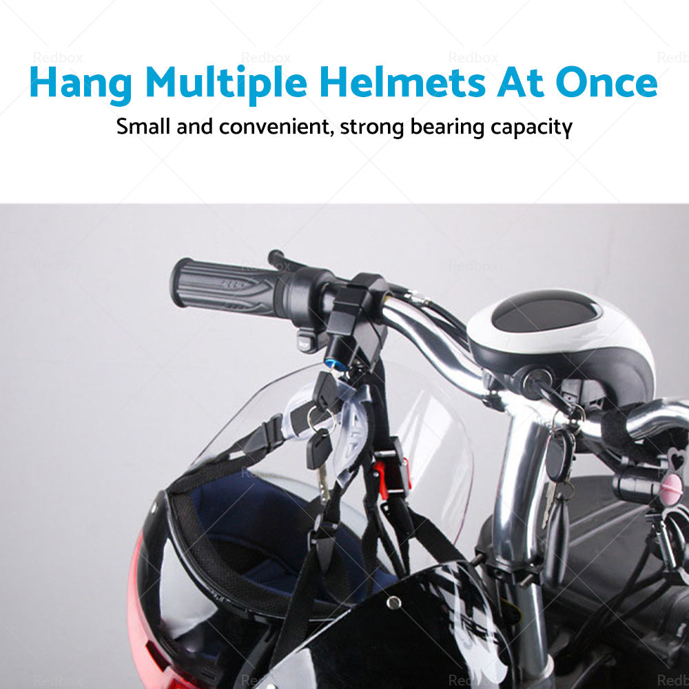 Motorcycle Helmet Lock 22mm 25mm Handlebar Frame Tube Suitable For Harley-4