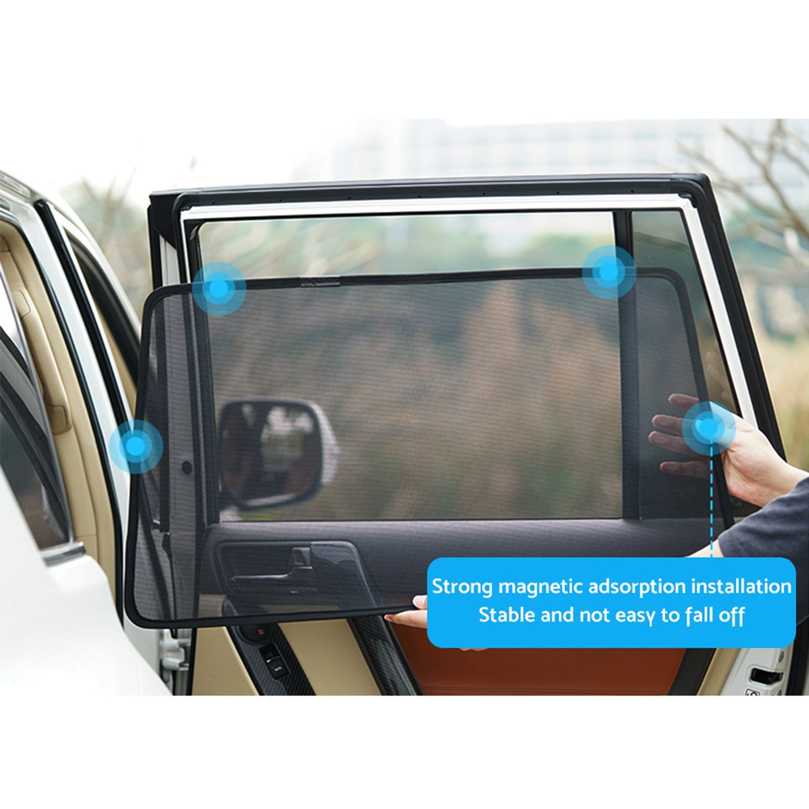 Car Window Sun Blind Suitable for Mercedes Benz GLA Class 2014-2019 Magnetic-2