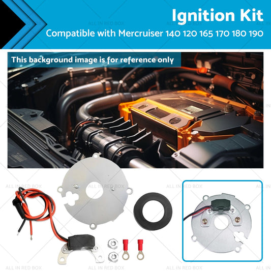 Ignitor Ignition Kit 4Cyl Distributor 1146A Suitable for Mercruiser 140 120 OMC-0