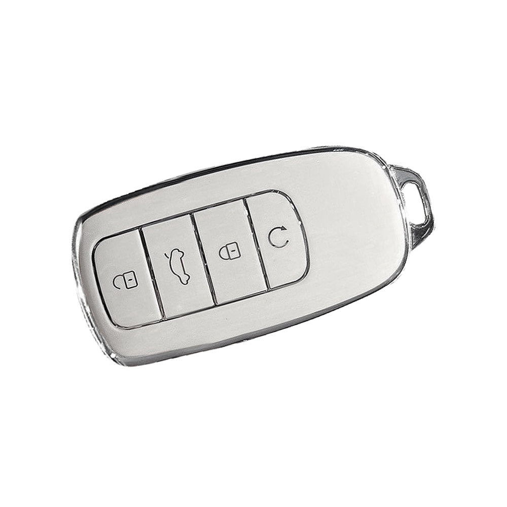 Car Remote Key Fob Case Cover TPU White Suitable For Chery Omoda 5-3