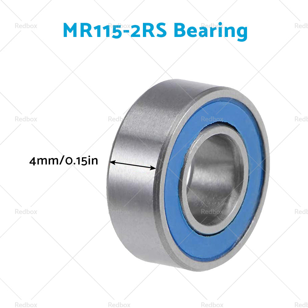 10X MR85-2RS MR115-2RS Bearing PTFE Rubber Seal For RC 2728 4606 5114 1213 B020-4