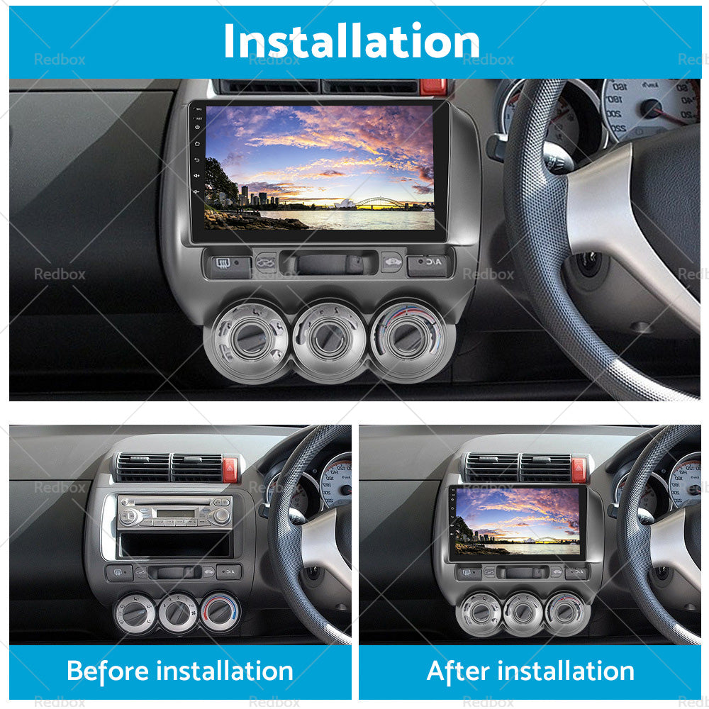 16GB 9inch Android 11 Apple Carplay Stereo GPS Head Unit Suitable For Honda Jazz GD-4