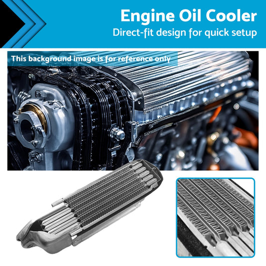1x Engine Oil Cooler Suitable For Volkswagen Beetle 1974-1979 Aluminum Alloy-1