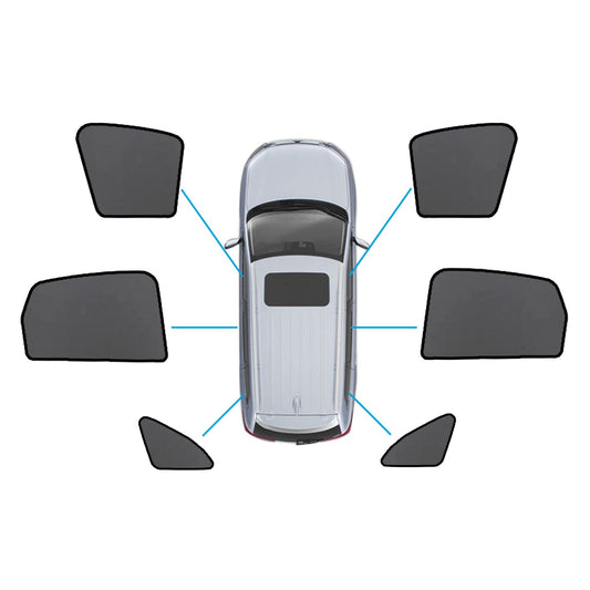 Magnetic Mesh Sun Blind Shades Suitable for Audi Q5 8R 2009–2016 On Front Rear-0