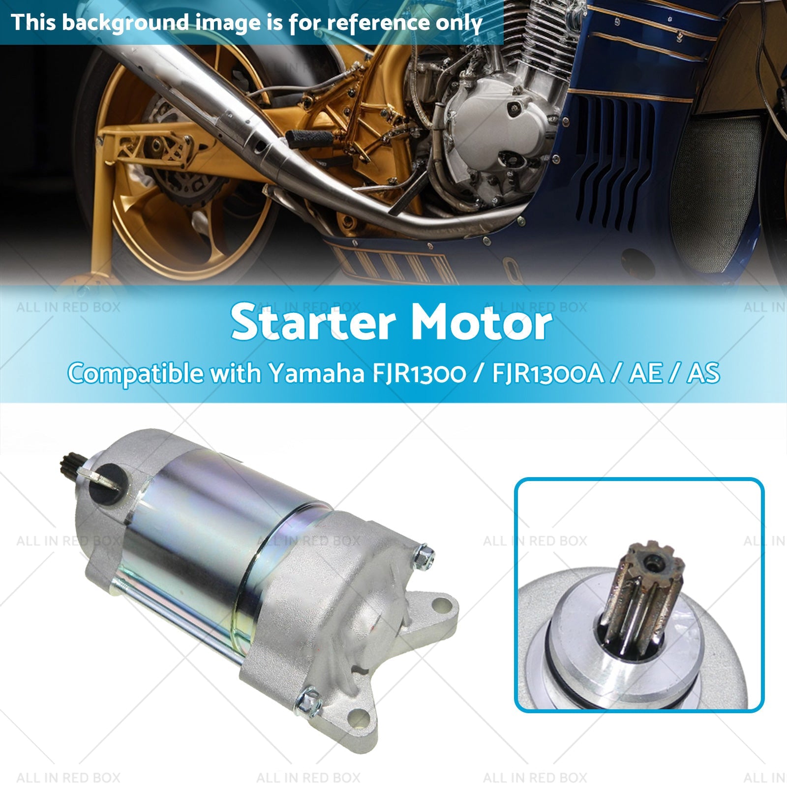 Engine Starter Motor Suitable For Yamaha FJR1300 FJR1300A AE AS 1298cc-2