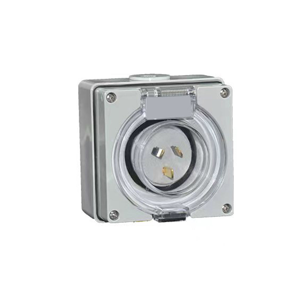 15A 3 Pin Power Inlet Suitable For Caravan Motor Home RV 250V Electrical Socket-2