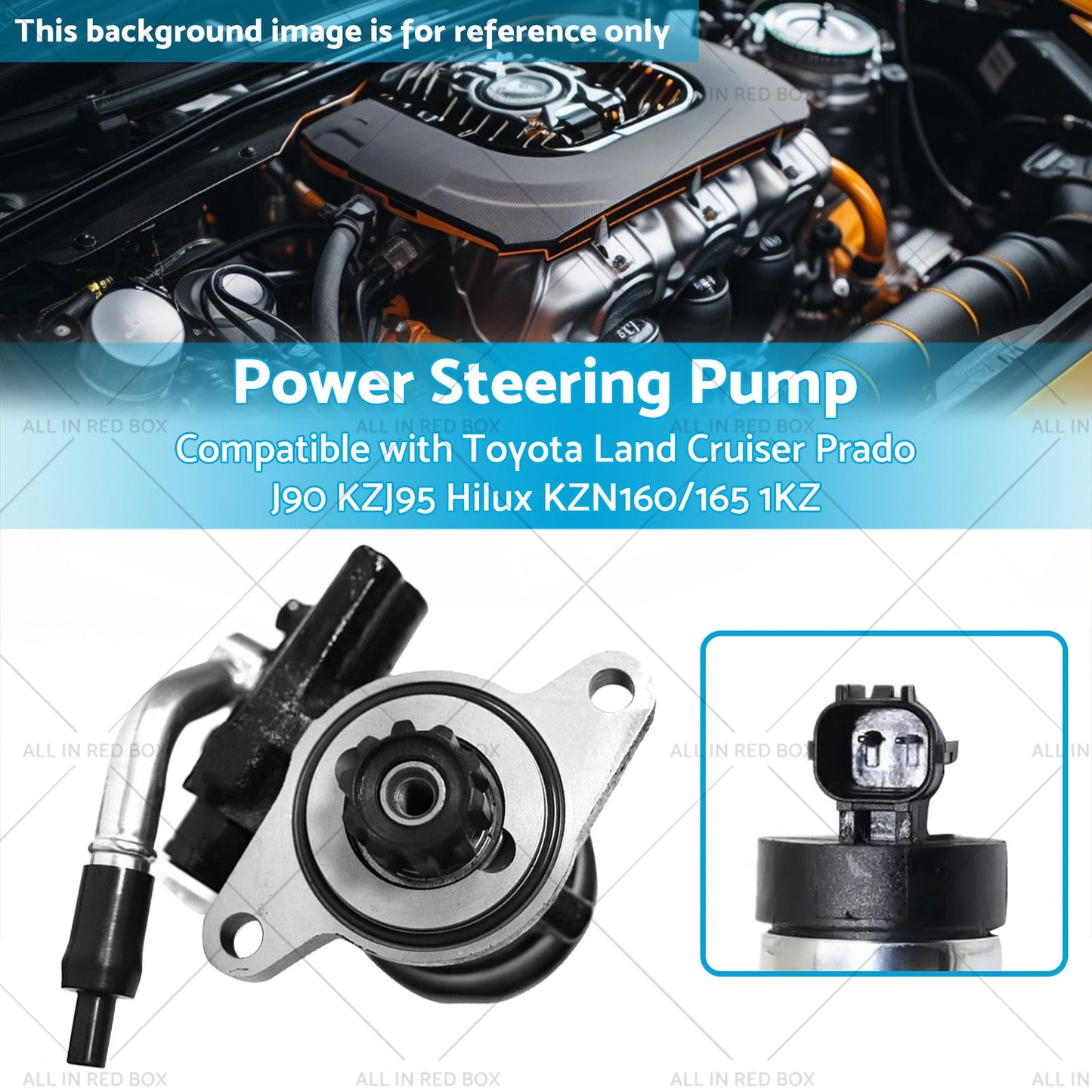 Power Steering Pump Suitable For Toyota Land Cruiser Prado J90 Hilux KZN160 165-2