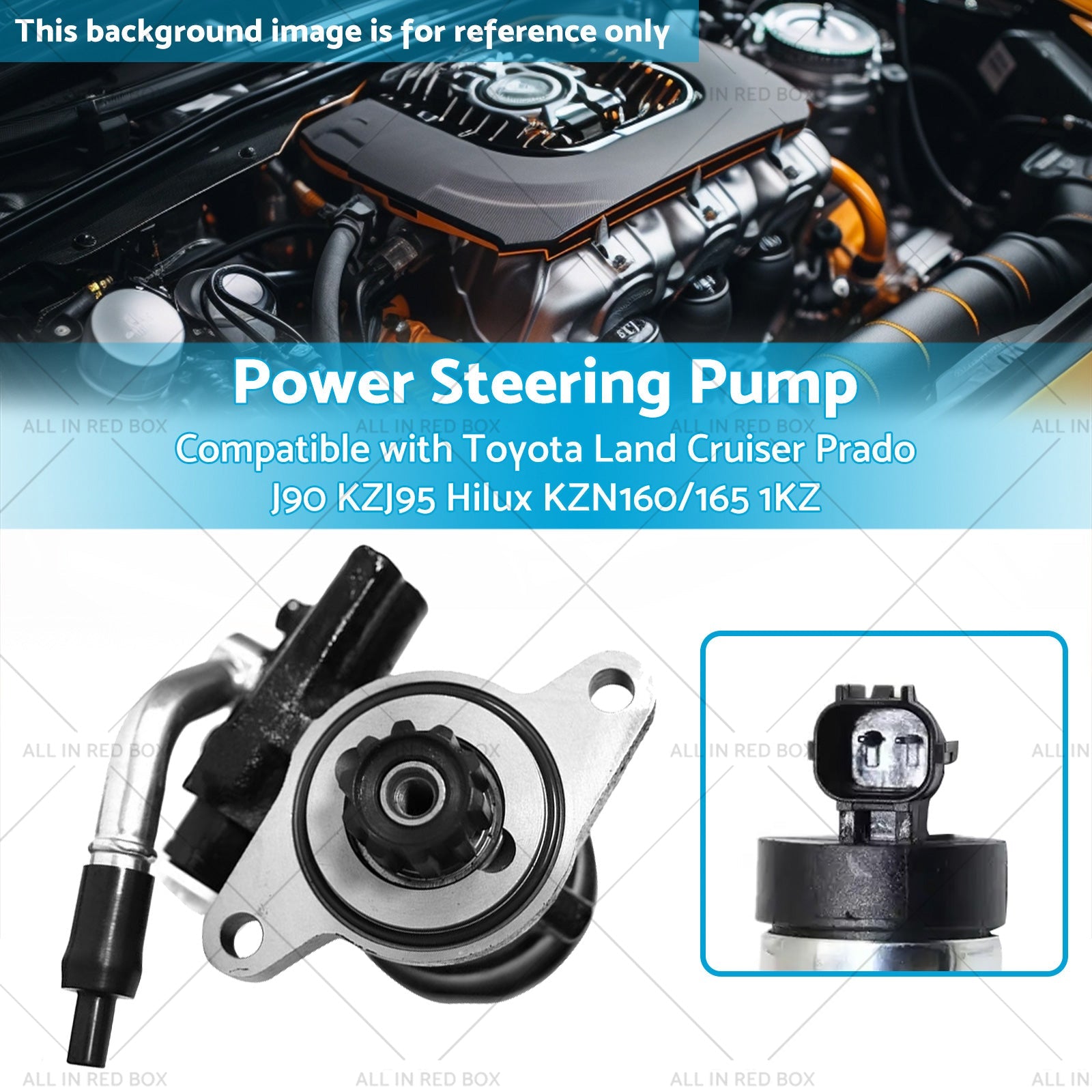 Power Steering Pump Suitable For Toyota Land Cruiser Prado J90 Hilux KZN160 165-2