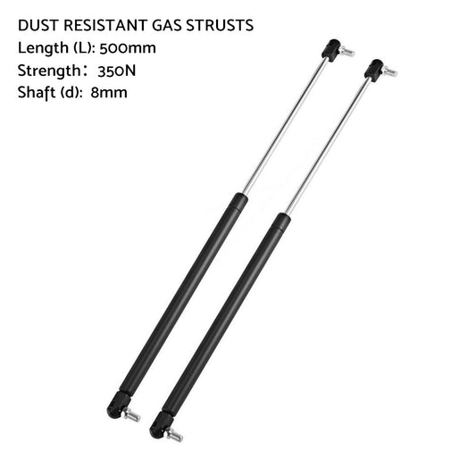 Gas Strut 500mm-350N x2  8mm Shaft  Caravans, Trailers, Canopy, Toolboxes struts-1