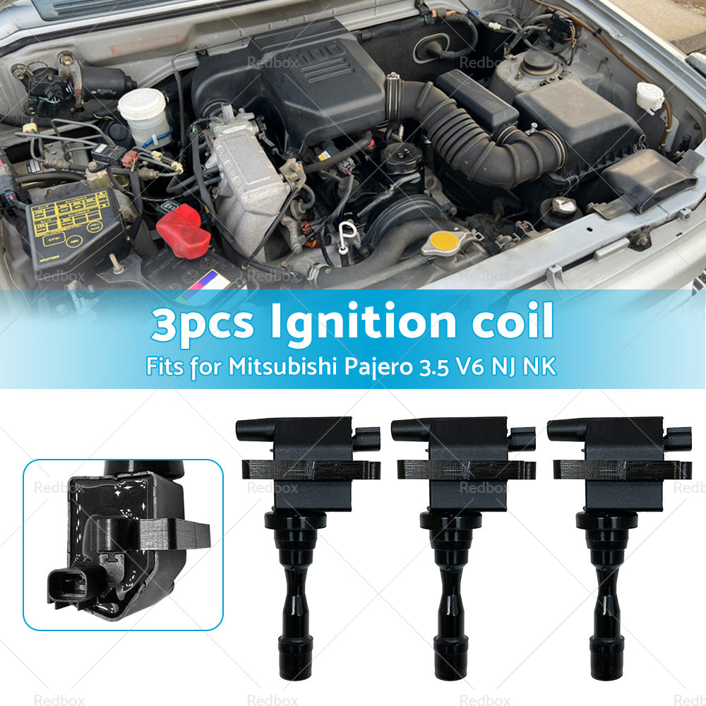 3PCS MD303922 IGNITION COIL for MITSUBISHI PAJERO NJ NK V6 3. 5L DOHC 1993-1997-2