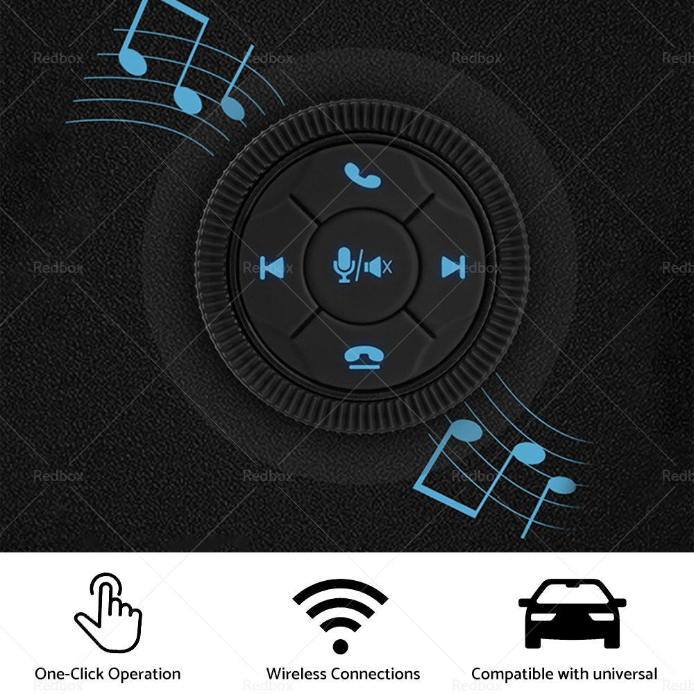 Universal 7-Key Wireless Steering Wheel Remote Control Knob Suitable For Car Auto Accessory-4